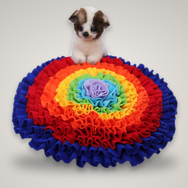 Schnüffelteppich für Hunde – Intelligenzspielzeug & Anti-Schling-Matte, 55 × 55 cm